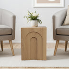 3er-Set Moderne Beistelltische in Holzoptik