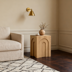 3er-Set Moderne Beistelltische in Holzoptik