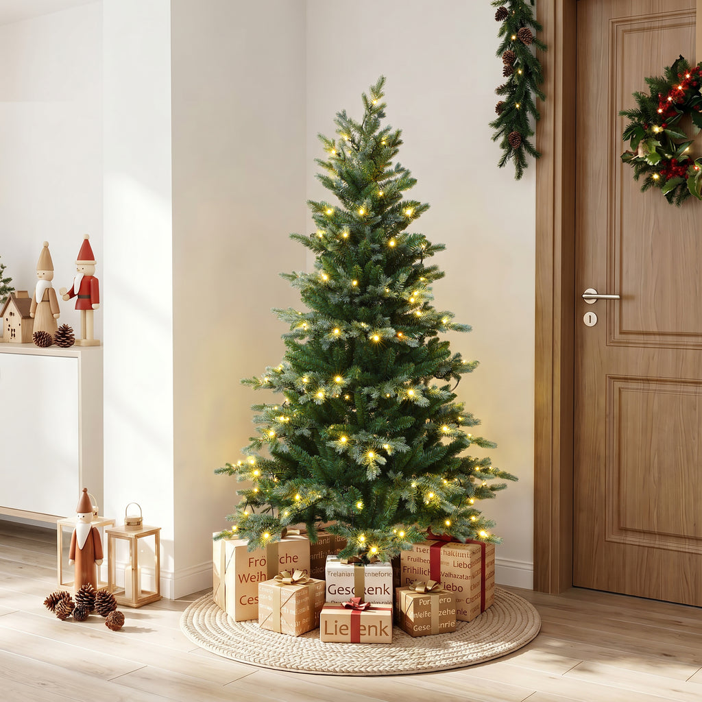Künstlicher Weihnachtsbaum 150 cm mit Beleuchtung 8 Lichtmodi