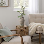 Vintage Terrakotta-Vase mit Doppelhenkeln – 30 cm