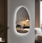 LED-Wandspiegel mit Beleuchtung – Moderner Badspiegel mit Dimmfunktion