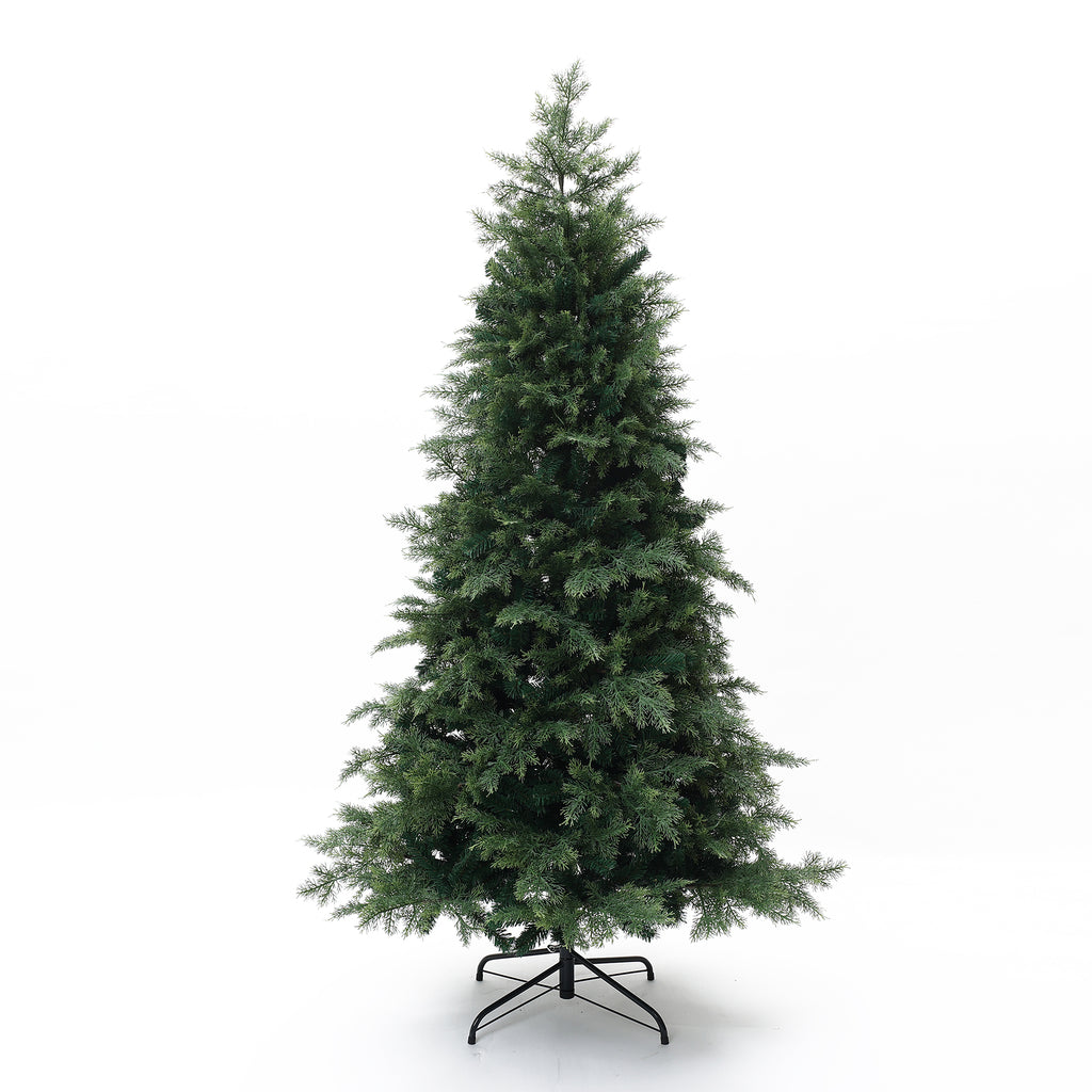 180 cm künstlicher Weihnachtsbaum – Extra dicht mit 3695 Zweige (PE+PVC), Ø 130 cm, inkl. stabilem Metallständer