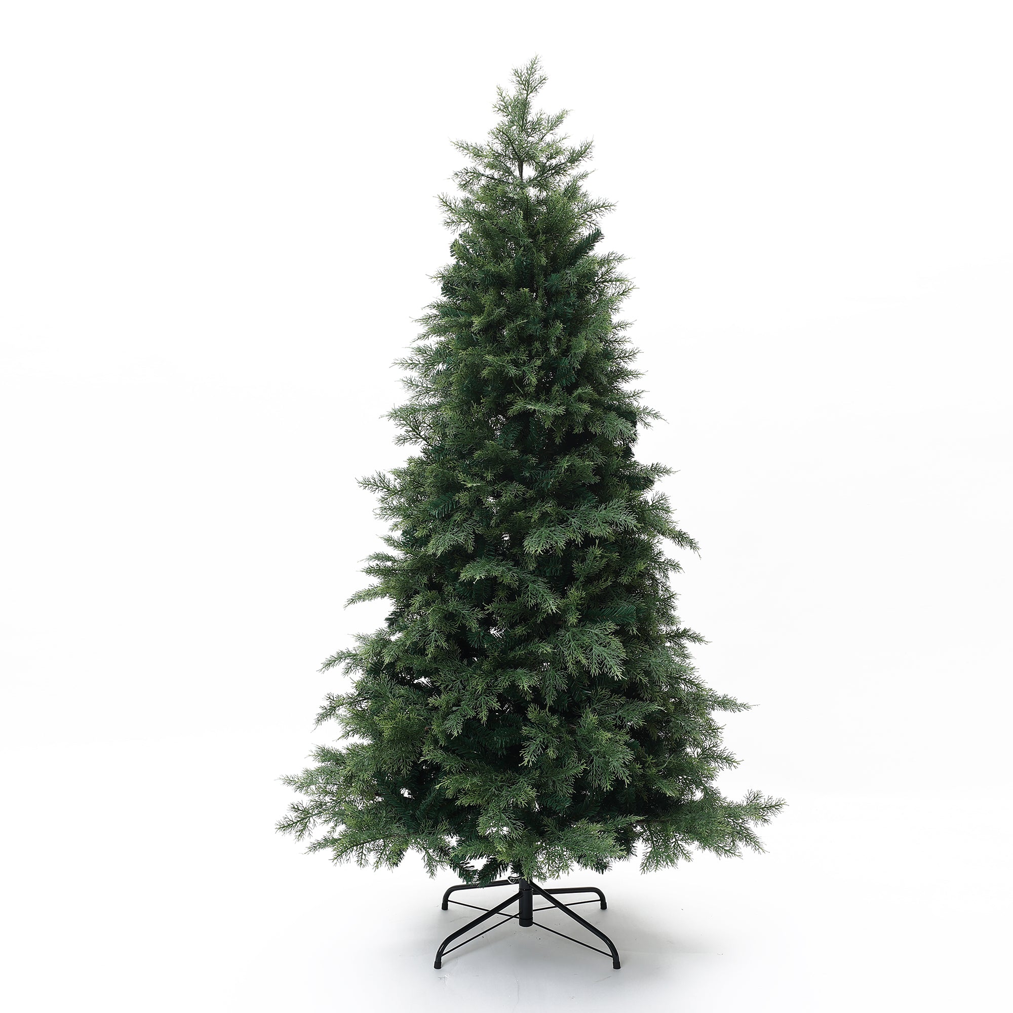 180 cm künstlicher Weihnachtsbaum – Extra dicht mit 3695 Zweige (PE+PVC), Ø 130 cm, inkl. stabilem Metallständer