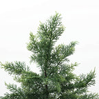 180 cm künstlicher Weihnachtsbaum – Extra dicht mit 3695 Zweige (PE+PVC), Ø 130 cm, inkl. stabilem Metallständer