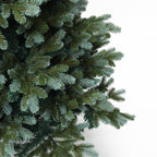 180 cm künstlicher Weihnachtsbaum – Schlanke Naturtanne mit 2239 Zweige (PE+PVC), Ø 118 cm, inkl. stabilem Metallständer