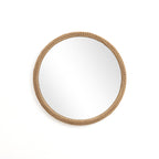 Bambus Wandspiegel rund 76 cm