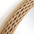 Bambus Wandspiegel rund 76 cm