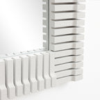 Arkaden-Form Harz-Wandspiegel mit 3D-Streifen – Moderner Deko-Spiegel für Wohnzimmer