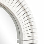 Arkaden-Form Harz-Wandspiegel mit 3D-Streifen – Moderner Deko-Spiegel für Wohnzimmer