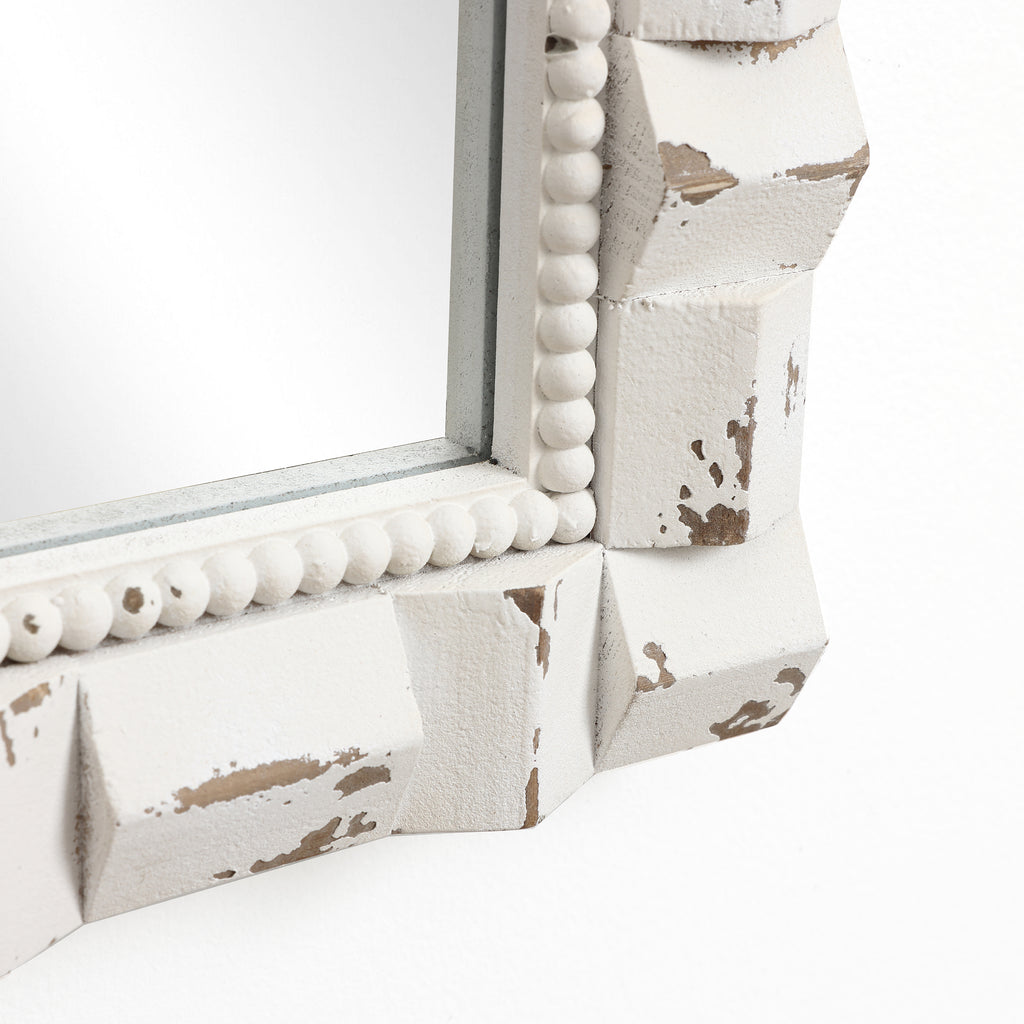 Deko-Spiegel mit Vintage-Holzrahmen – Rustikaler Wandspiegel für Wohnzimmer