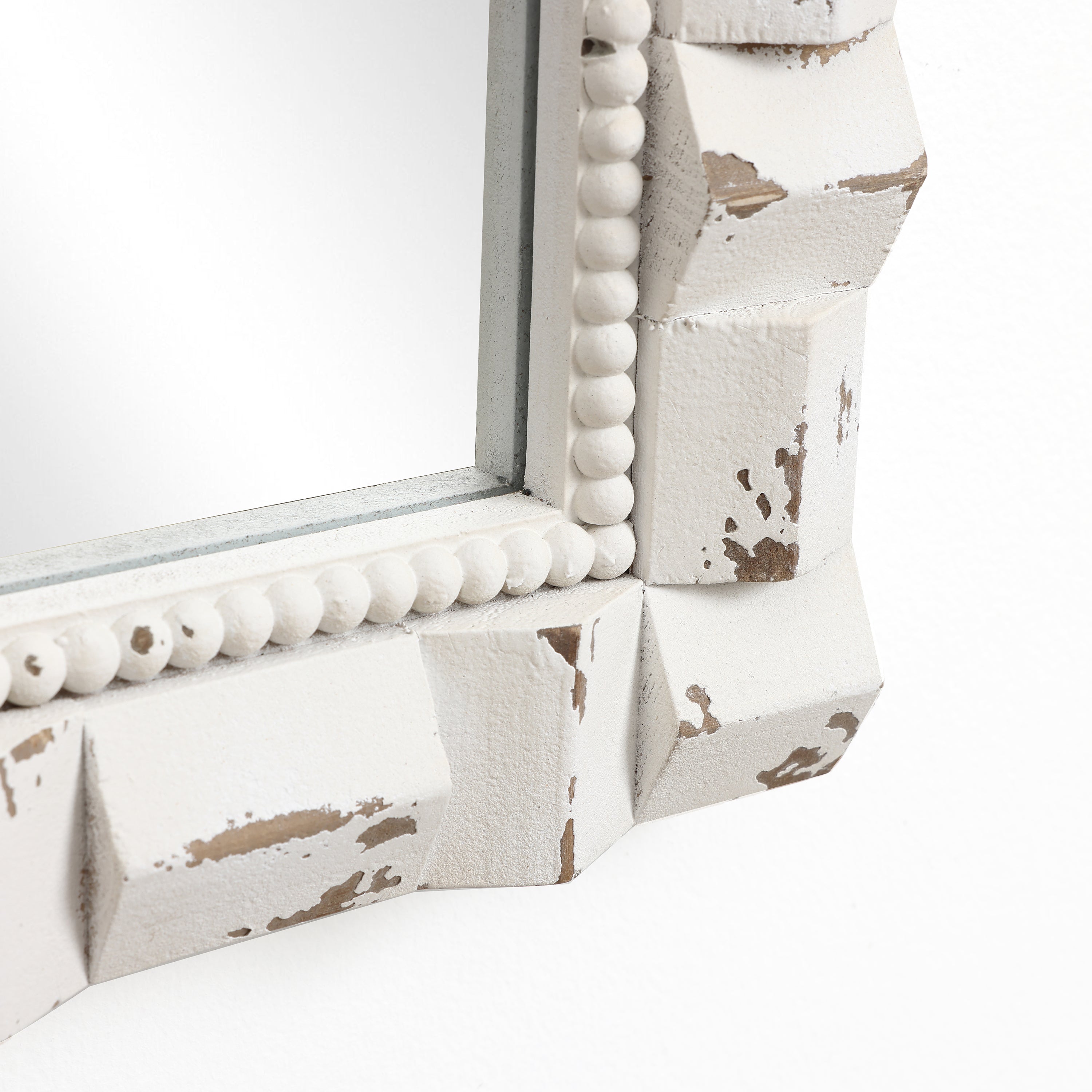 Deko-Spiegel mit Vintage-Holzrahmen – Rustikaler Wandspiegel für Wohnzimmer