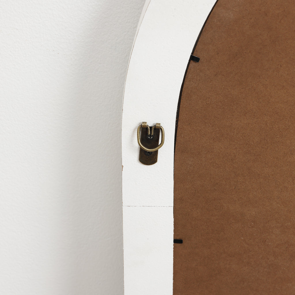 Deko-Spiegel mit Vintage-Holzrahmen – Rustikaler Wandspiegel für Wohnzimmer