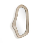 Organischer Holz-Wandspiegel – Moderner Deko-Spiegel