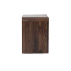 Nachttisch mit 2 Schubladen in Walnussoptik