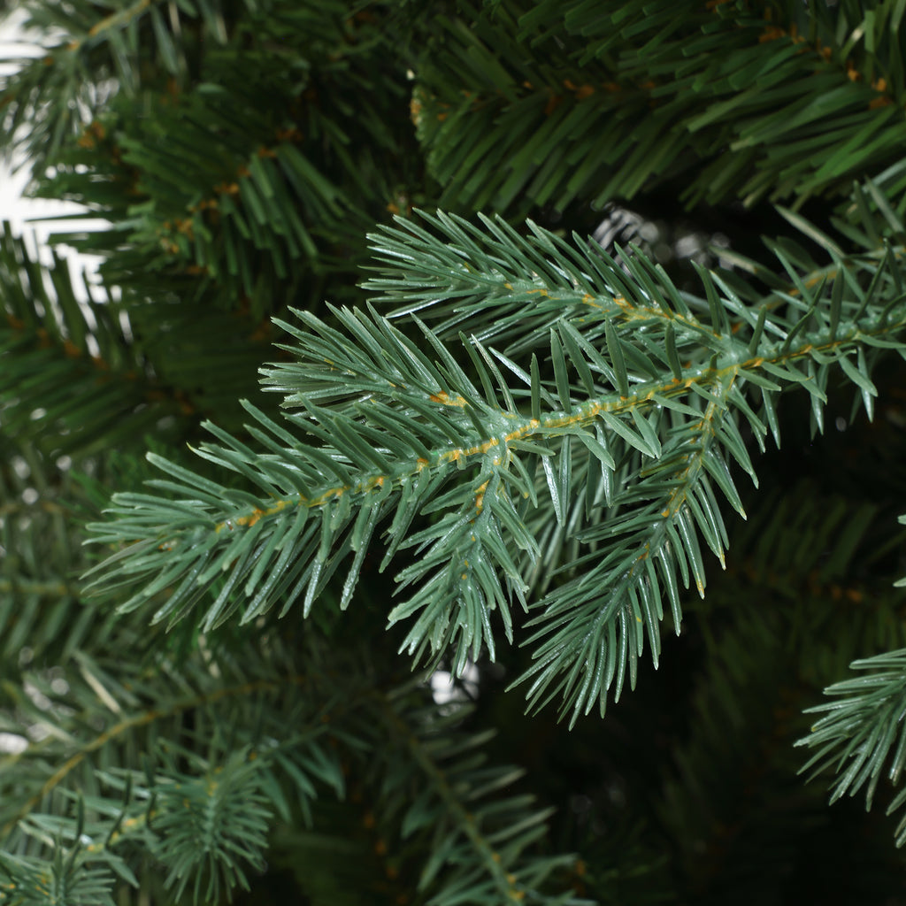 220 cm künstlicher Weihnachtsbaum – Naturgetreues Design mit 1949 Zweigen, Ø 130 cm, inkl. stabilem Metallständer