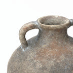 Vintage Terrakotta-Vase mit Doppelhenkeln – 30 cm