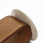 2er-Set Beistelltische mit Bogenfüßen