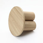 Moderner runder Couchtisch aus Holz – Naturholz Kaffeetisch für Wohnzimmer