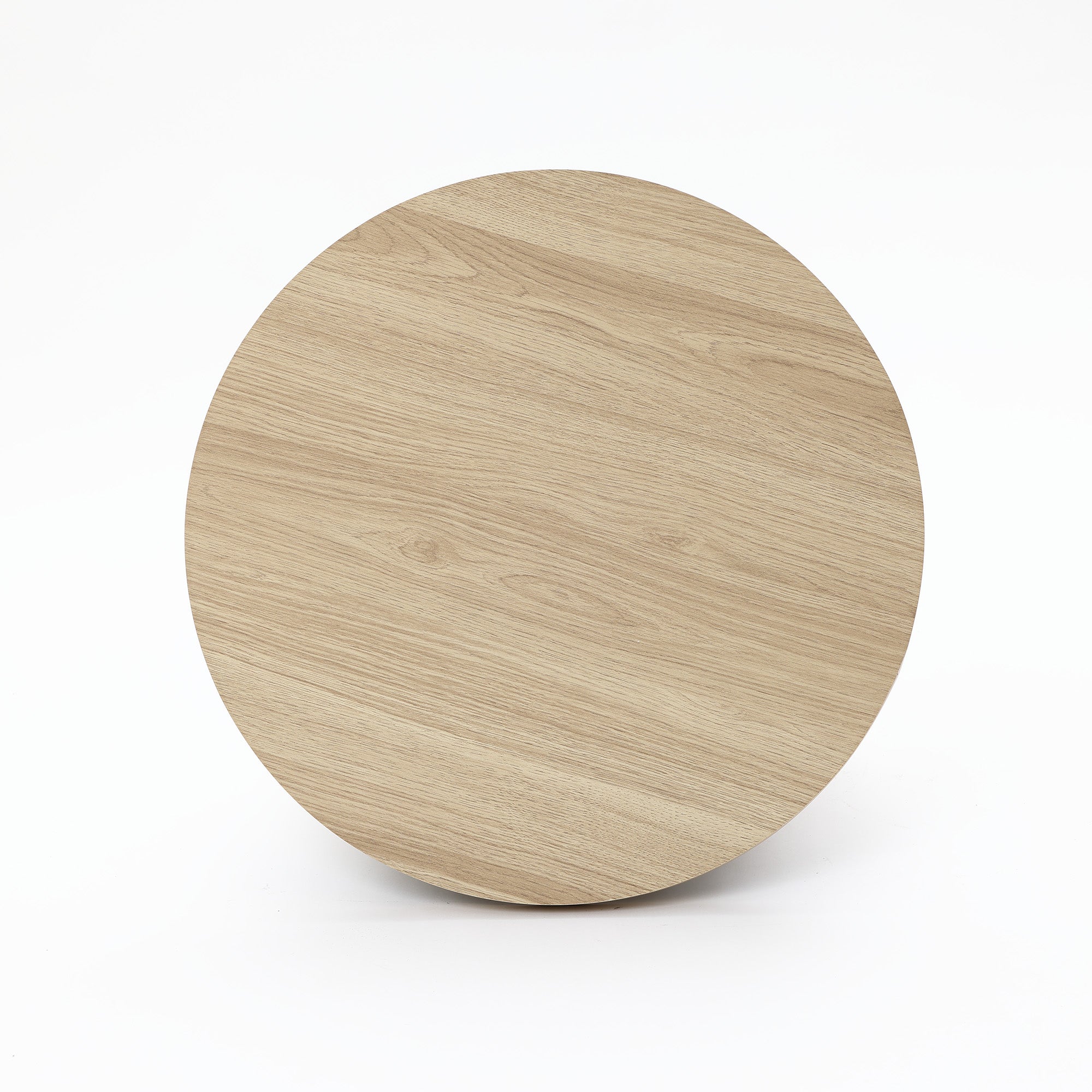 Moderner runder Couchtisch aus Holz – Naturholz Kaffeetisch für Wohnzimmer