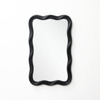 Wellenförmiger Kunststoff-Wandspiegel – Moderner Deko-Spiegel