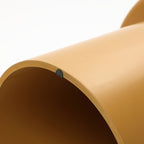 Oranger runder Beistelltisch/Nachttisch