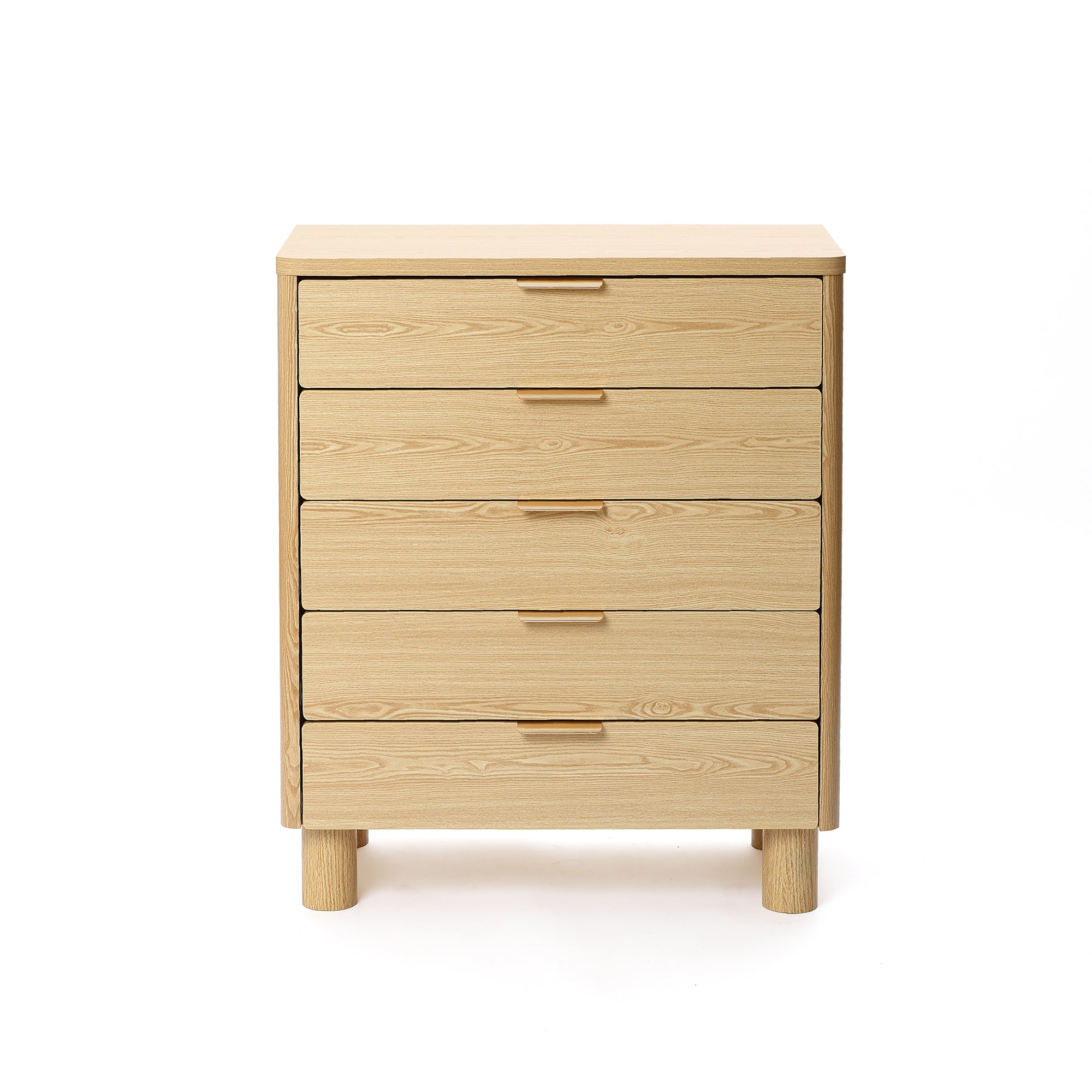 Moderne Kommode mit 5 Schubladen in Holzoptik