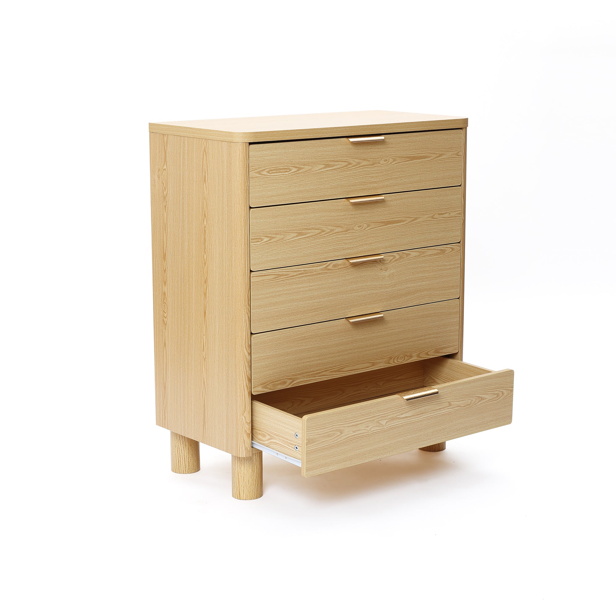 Moderne Kommode mit 5 Schubladen in Holzoptik