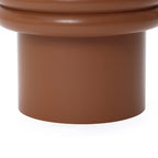 Moderner runder Beistelltisch in Braun