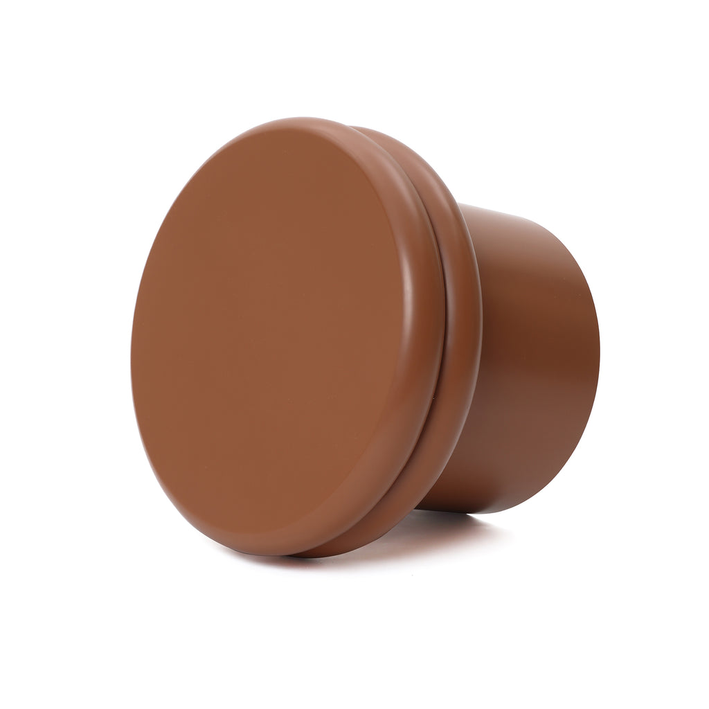 Moderner runder Beistelltisch in Braun