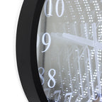 LED Wandspiegel & Uhr 2-in-1 – Lichtaktivierte Uhrenspiegel mit 3D-Effekt für Wohnraum