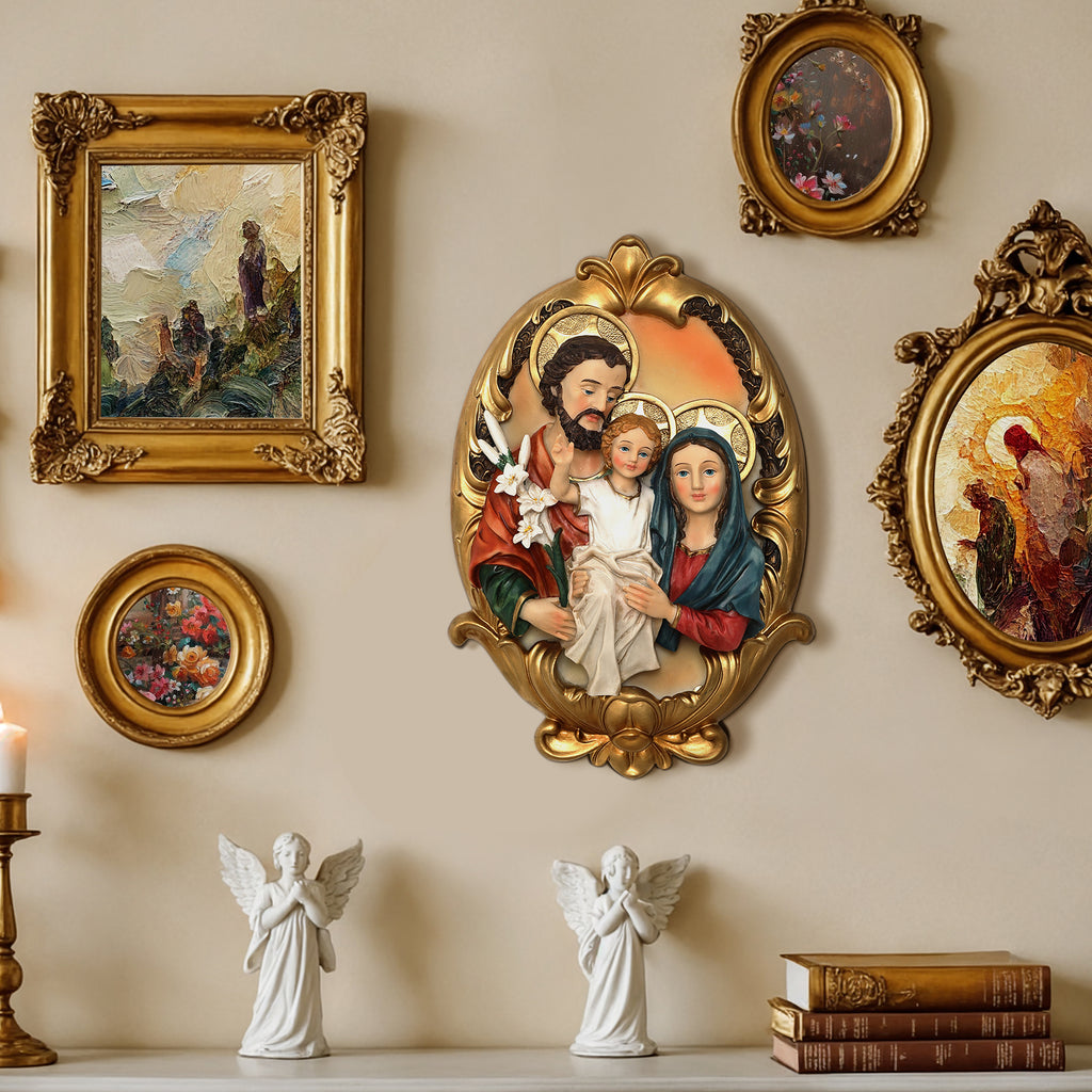 3D-Wanddekoration Heilige Familie