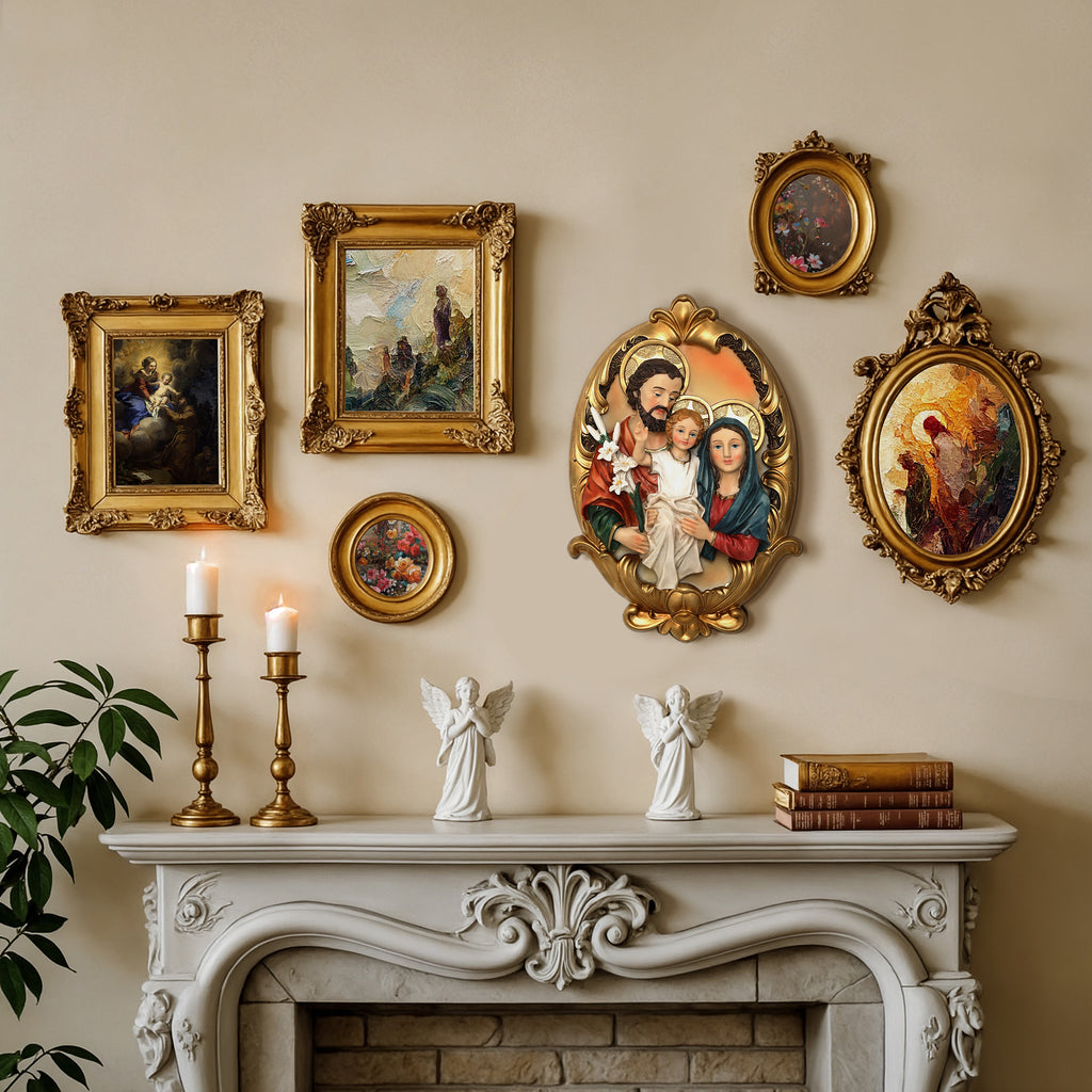 3D-Wanddekoration Heilige Familie