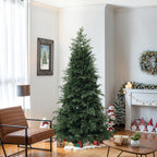 180 cm künstlicher Weihnachtsbaum – Extra dicht mit 3695 Zweige (PE+PVC), Ø 130 cm, inkl. stabilem Metallständer