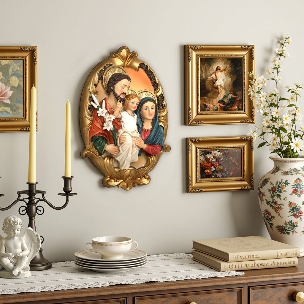 3D-Wanddekoration Heilige Familie