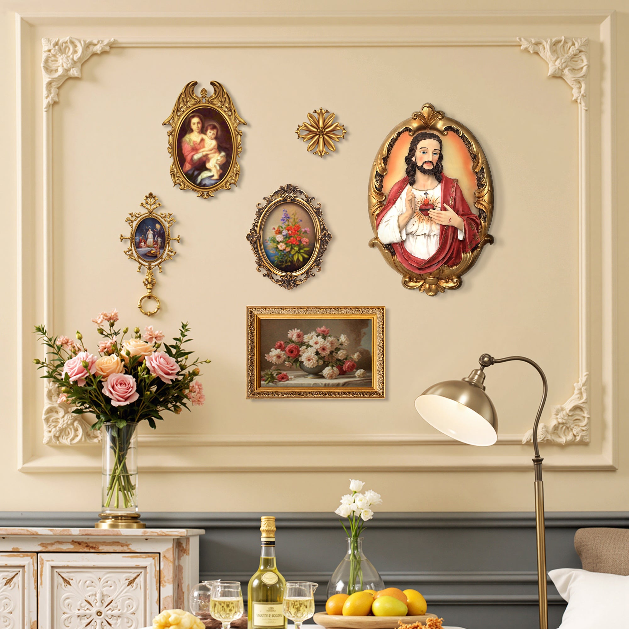 Heiliges Herz 3D-Wanddekoration