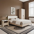 Moderner Nachttisch in Holzoptik mit Stauraum