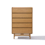 Kommode mit 5 Schubladen aus Holzoptik – Skandinavisches Design