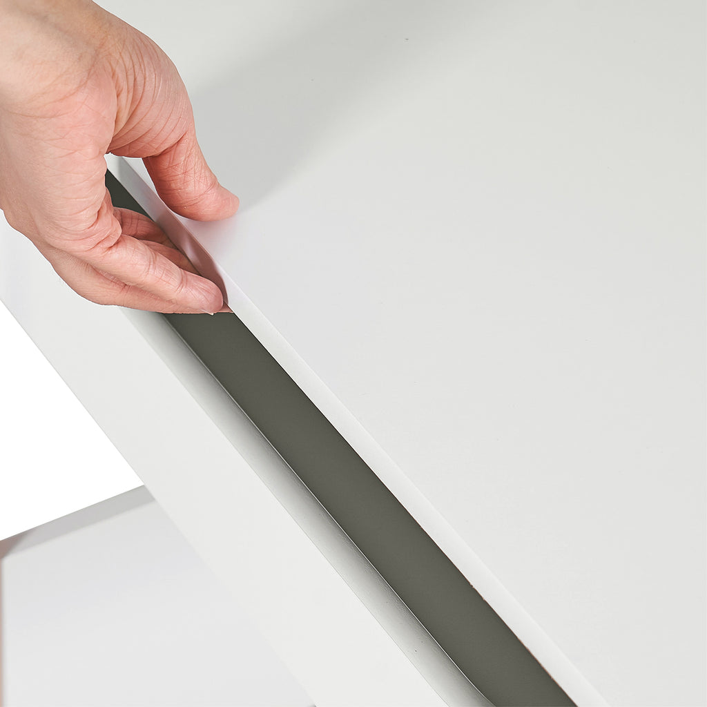 Kinder Tisch- und Stuhlset aus Holz, Weiß, Rechteckig