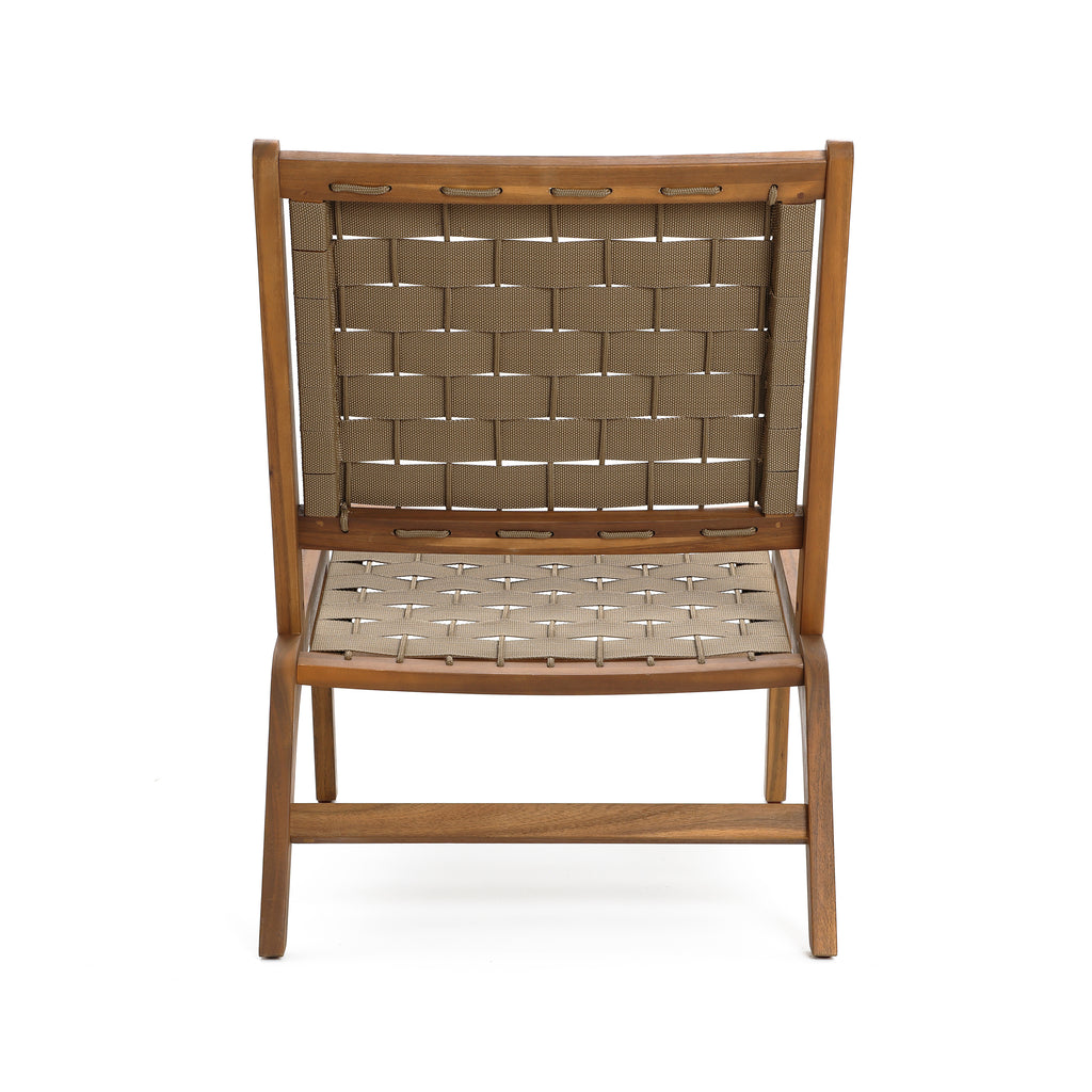 Gartenstuhl aus Akazienholz – ohne Armlehnen