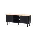 120 cm Modernes TV-Board in Schwarz