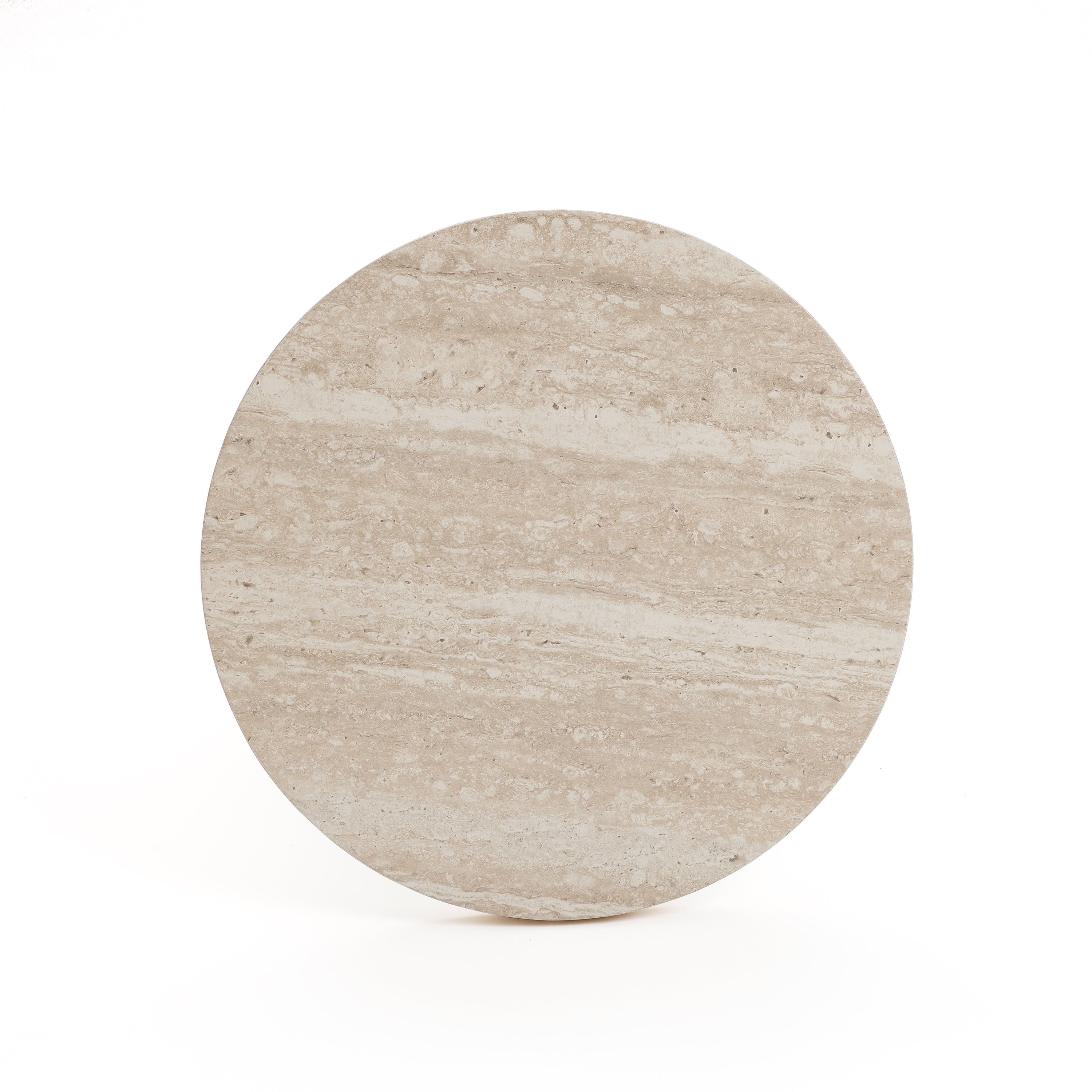 Runder Beistelltisch mit Steinoptik