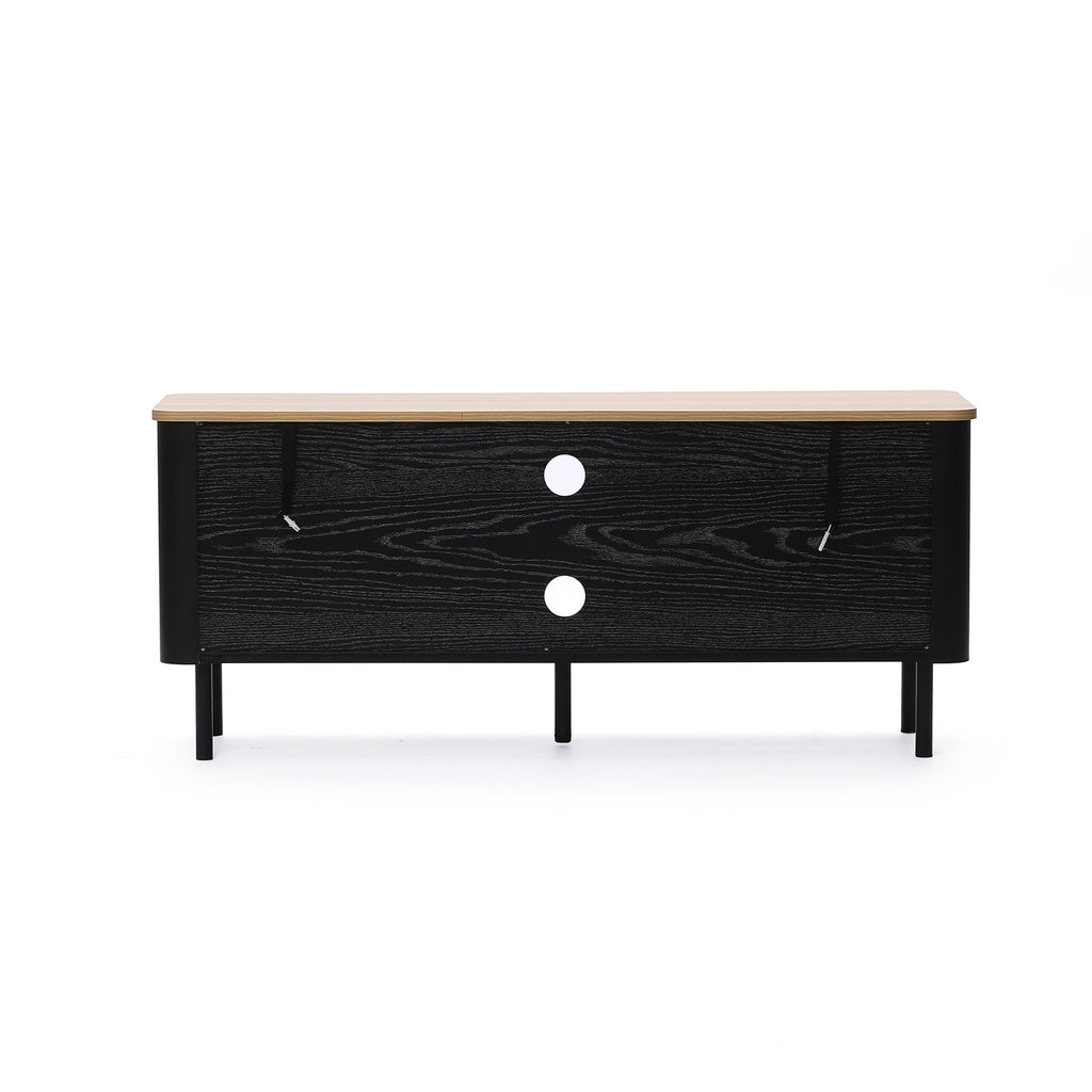 120 cm Modernes TV-Board in Schwarz