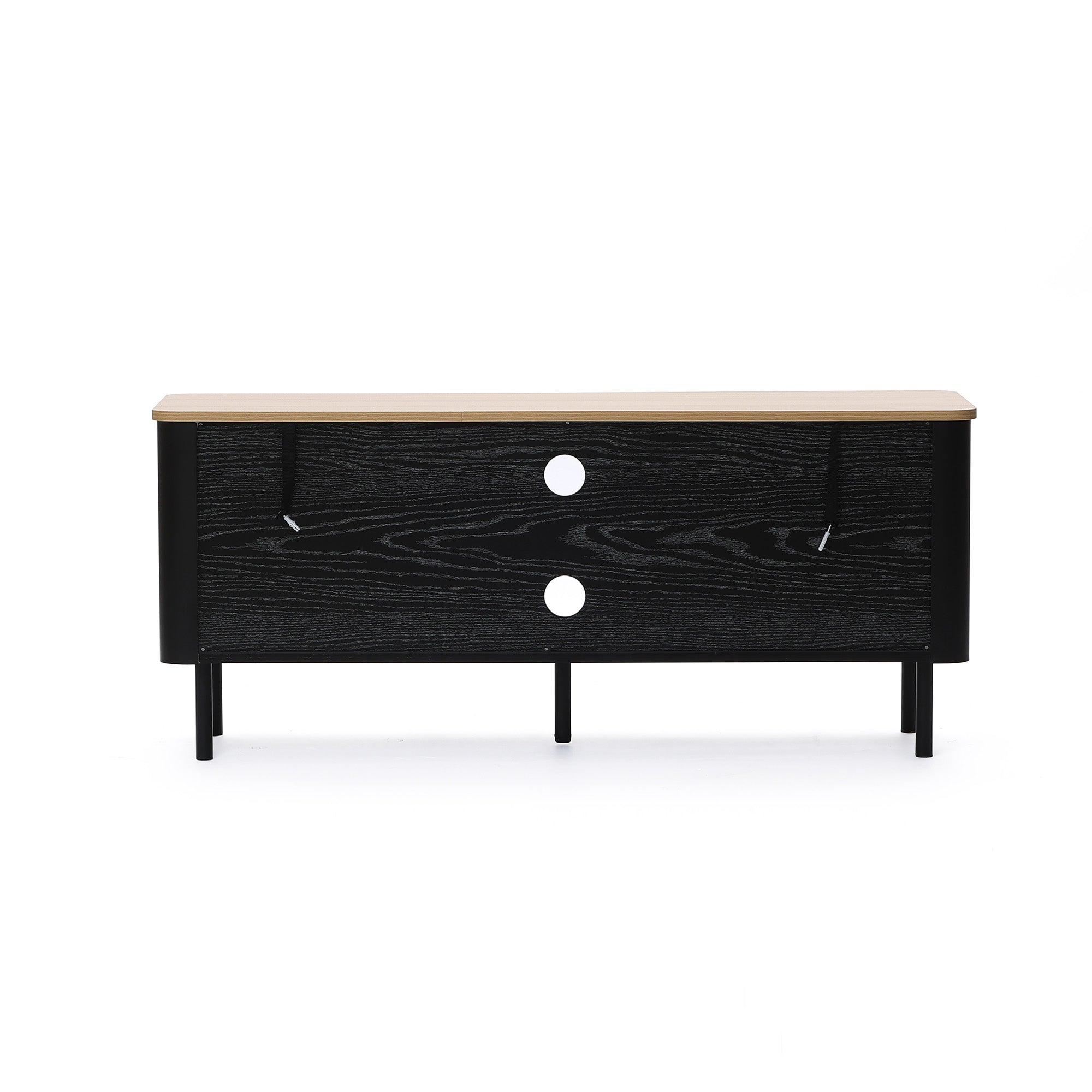 120 cm Modernes TV-Board in Schwarz