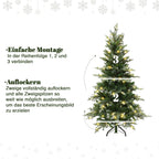 Künstlicher Weihnachtsbaum 150 cm mit Beleuchtung 8 Lichtmodi