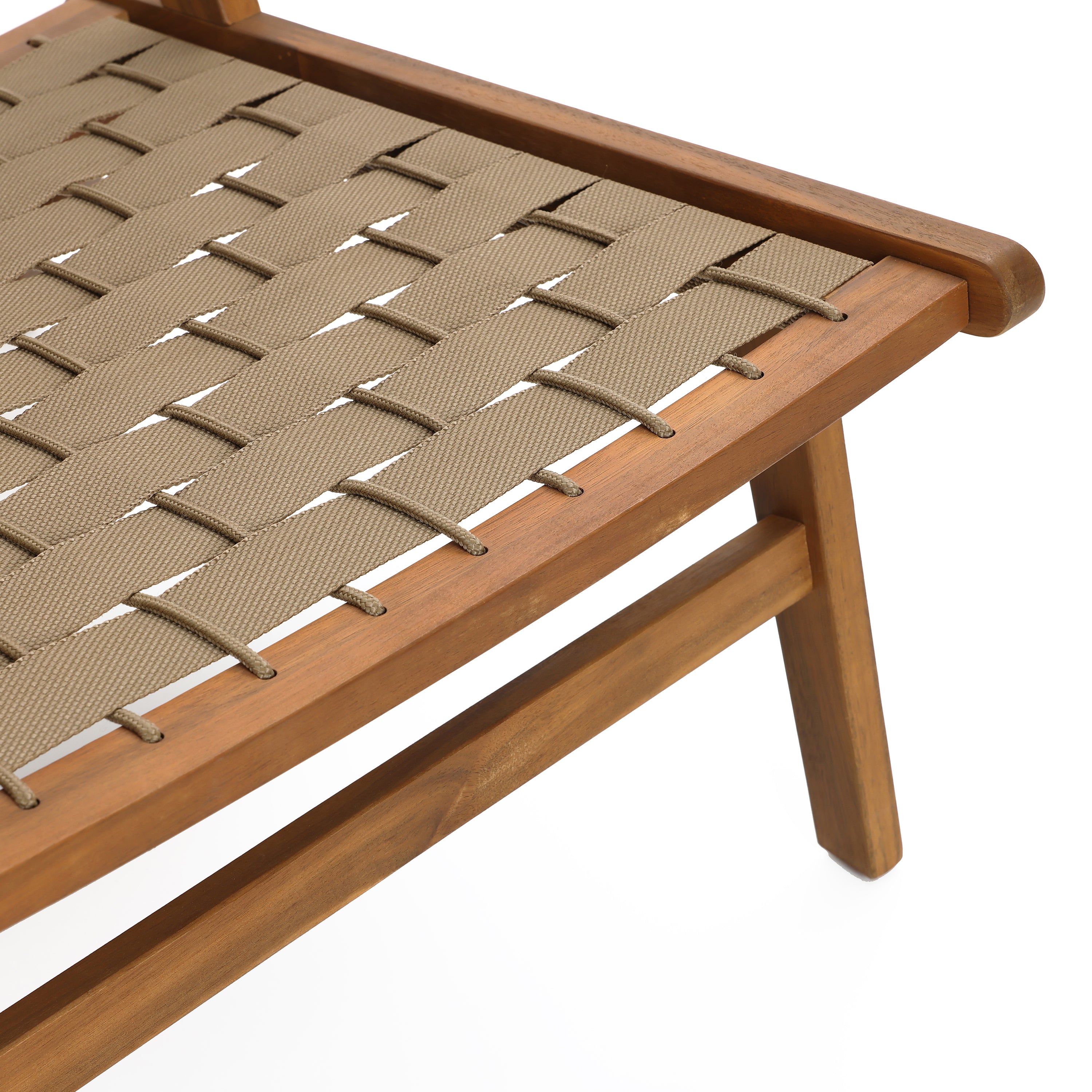 Gartenstuhl aus Akazienholz – ohne Armlehnen