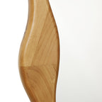 Flow Wandspiegel mit Rahmen aus Naturholz