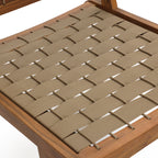 Gartenstuhl aus Akazienholz – ohne Armlehnen