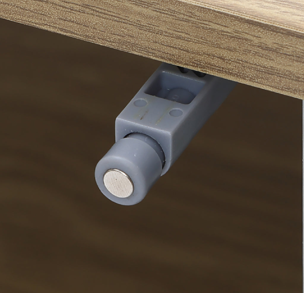 Skandinavisches Sideboard in Grau-Weiß – modernes Holz-Design mit 2 Türen, ideal fürs Wohnzimmer