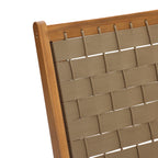 Gartenstuhl aus Akazienholz – ohne Armlehnen