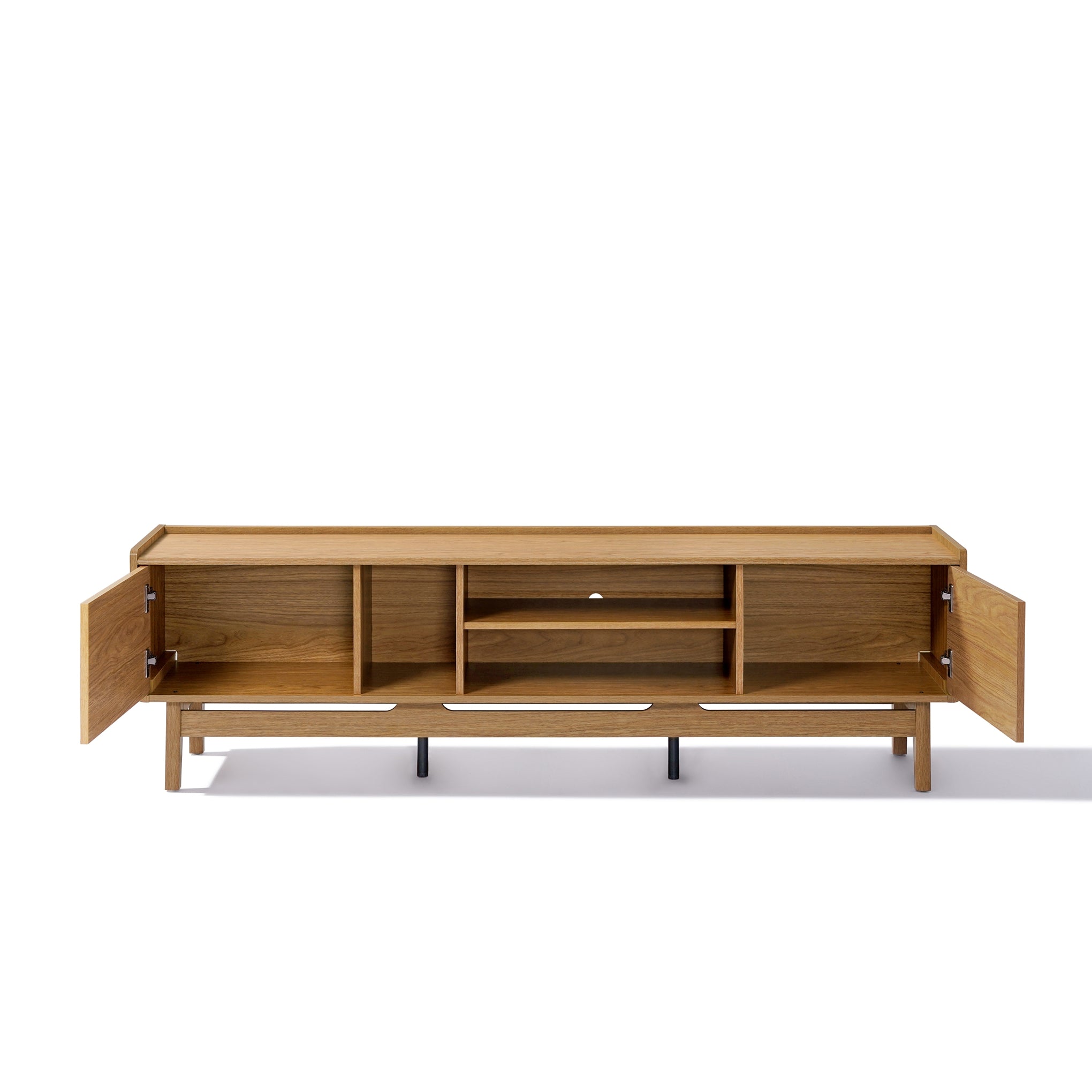 TV-Lowboard 180 cm in Eichenoptik – Modernes Design mit viel Stauraum